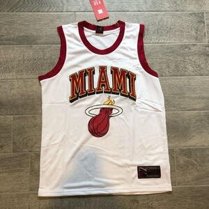 Ultra Game Official License NBA Miami Heat  Basketball Jersey Adult Multi Sizes